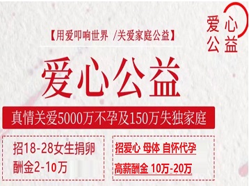 宛城捐卵助孕生子 爱心志愿者招募